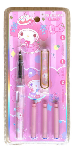 Pluma Estilográfica Personajes Sanrio Kuromi My Melody