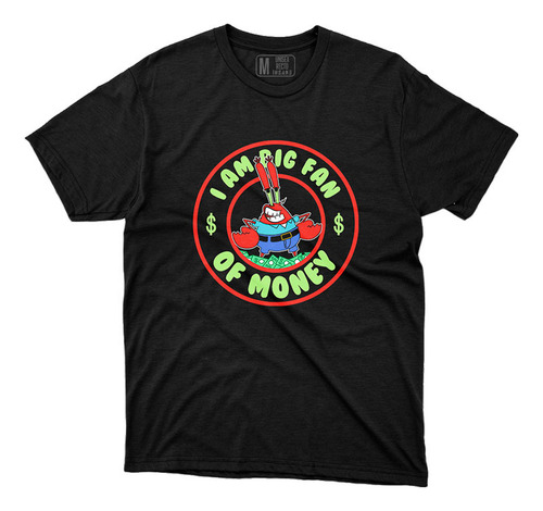 Playera Don Cangrejo Big Fan Of Money Retro
