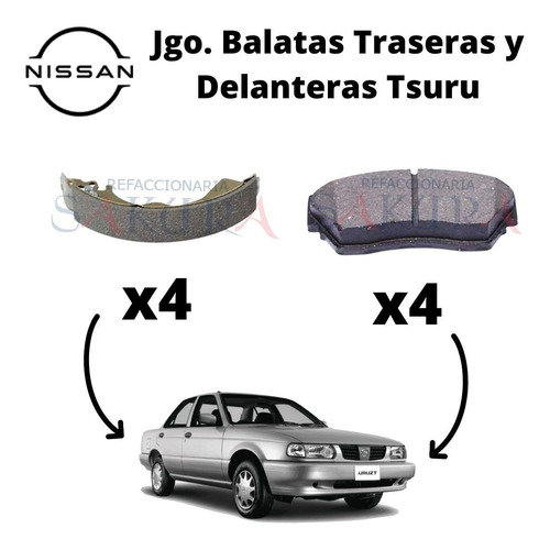 Balatas Disco Y Tambor Tsuru 2000