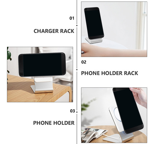Soporte De Carga De Teléfono Móvil De Aleación De Aluminio D