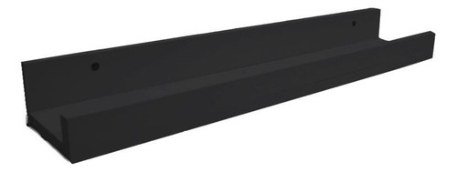 Estante Mdf Spicing Channel de 750 x 90 cm, color negro