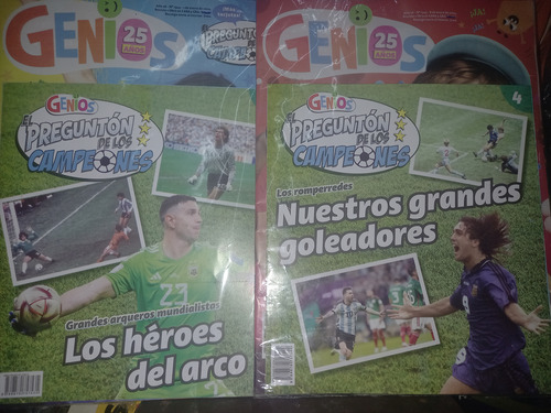 Pregunton De Los Campeones, Genios X 9 Revistas, Del 1 Al 9