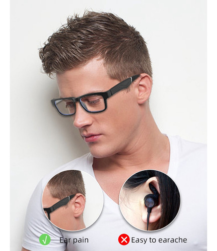 Imagen 5 de 8 de Gafas K3 Bluetooth Inteligentes, Auriculares Inalámbricos