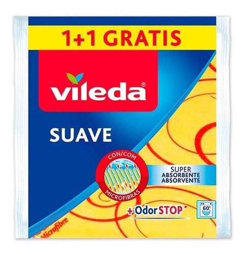 Vileda Paño Microfibra Suave X2 Super Absorbente Local