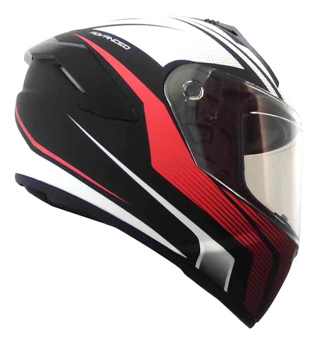 Casco Integral Rojo De Moto Certificado Motowolf Red Arrow 