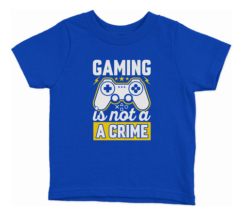 Polera Niños Gaming Is Not Gamer 100% Algodón Wiwi