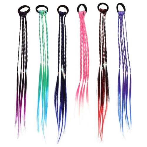 Fomiyes 12 Piezas Peluca Pelo Falso Mujeres Extensiones De C