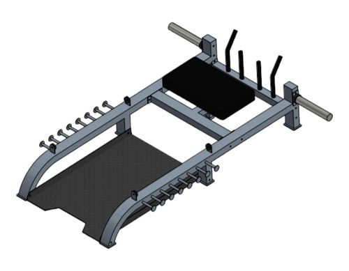 Plano Maquina De Gimnasio Hip Thrust