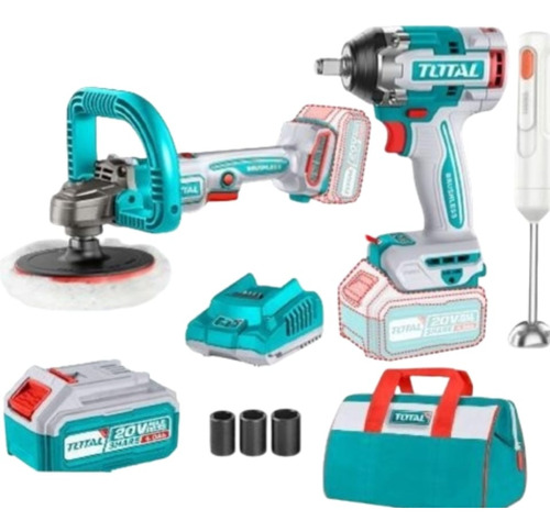 Set Htas Llave D Impact 500nm+pulidora+batidora Tosli240686