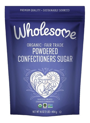 Wholesome Organic Powdered Confectioners Sugar 454g
