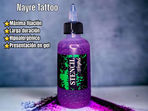 Pega Stencil Stuff Nayre Tattoo 4oz Traspasa Tatuaje 