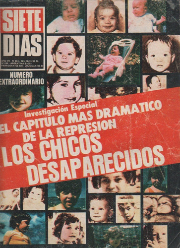 Siete Dias * N° Extraordinario - Chicos Desaparecidos 1984
