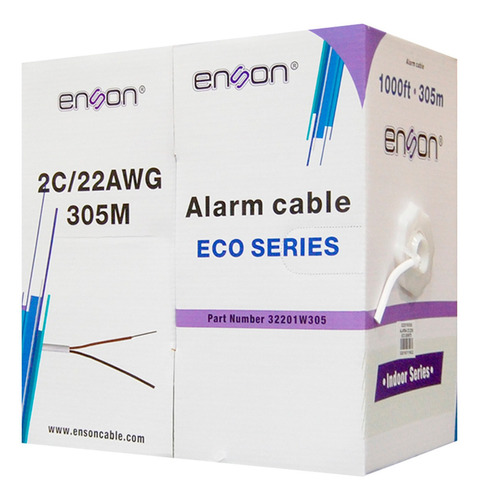 Cable Para Alarma Enson 2c/22 Serie Eco Bobina 305 Mts