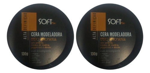 Cera Modeladora Ressonancia Softfix 130g Kit Com 2un