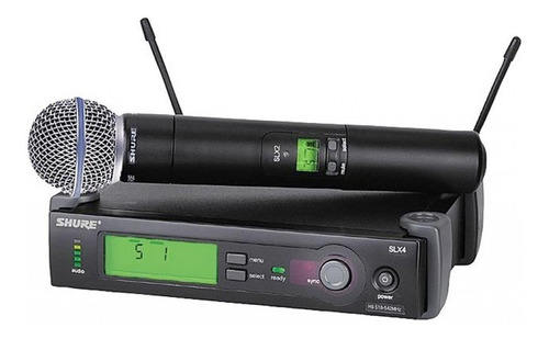 Microfone Shure Sem Fio Slx24 Beta 58 Americano Usa