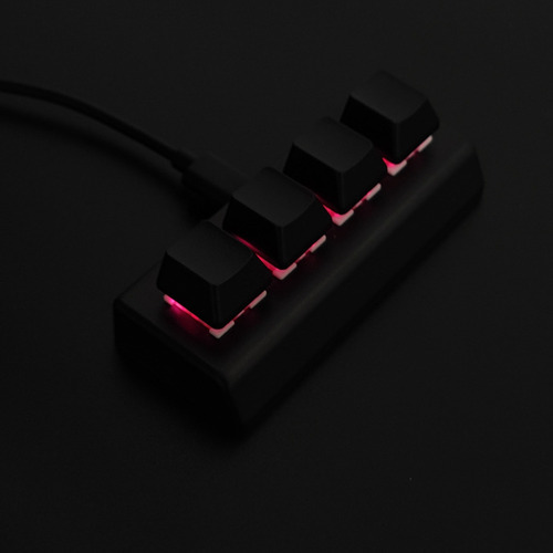 Teclado Programável De 4 Teclas Red Switch Ctrl C V Enter Me