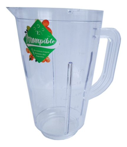 Vaso Para Licuadora Optimix Irrompible Homologado 1.25l 