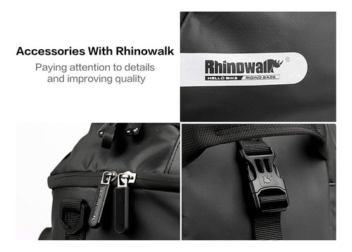 Rhinowalk - Bolsa De Bicicleta Para Maletero, Para Bicicleta