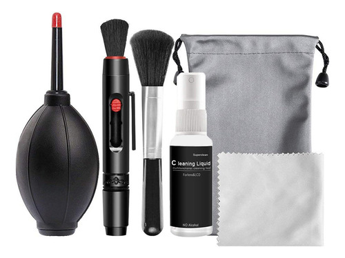 Kit De Limpieza 6 En 1 Para Cámaras Y Lentes Dslr