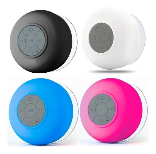 Imagen 2 de 10 de Parlante Portátil Para Ducha Bluetooth Resistente Agua Usb