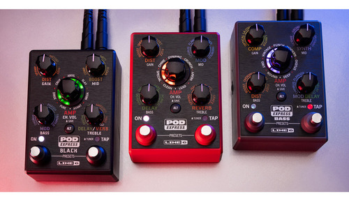 Pedal Multi Fx Line6 Pod Express Black Color Negro