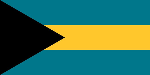 Bandera De Bahamas, De Buena Calidad, 100% Cosida, 150x90 Cm