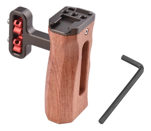 Imagem 3 de 5 de Punho De Madeira P/ Suportes Cage Smallrig Hendle Universal