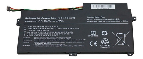 Batería para portátil Samsung Expert X51 NP500R5m-XW3br 43 Wh, color negro