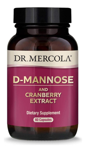 Dr. Mercola Extracto Puro De Arándano Y D Manosa Mannose X60