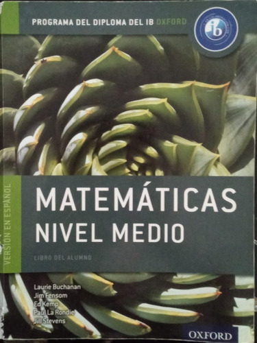 Libro Ib Matemáticas Medium Level