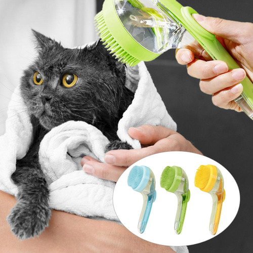 (gn) Cepillo Dispensador De Champú Para Perros, Peine De Mas