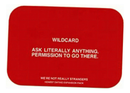 We're Not Really Strangers Card Game Honest Dating Expansion