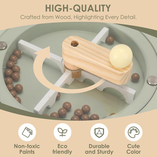 Juego De Cafetera Para Niños Y Soporte De Postre De Madera,