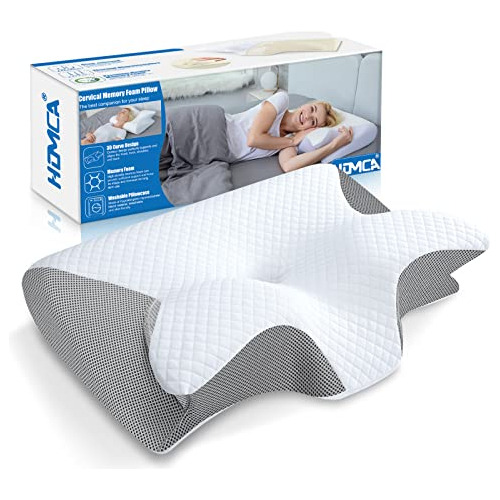 Homca Memory Foam Cervical Pillow, 2 En 1 Ergonomic Mp7v5