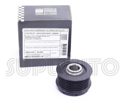 Polia Alternador S10 2001/ Sprinter 2002/ Schadek 90001435