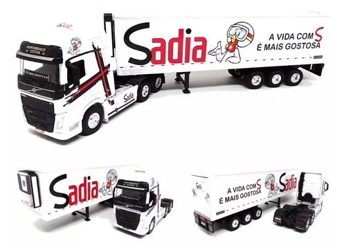 1) Miniatura Caminhão Coca-cola Carreta Scania V8 R730, Frete grátis em  2023