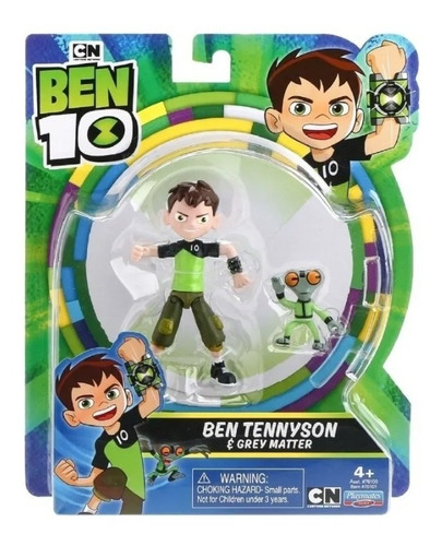 Ben 10 Figura Ben Tennyson And Grey Matter Original