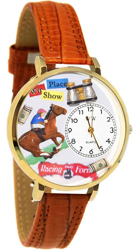 Whimsical Gifts Reloj 3d De Carreras De Caballos Para