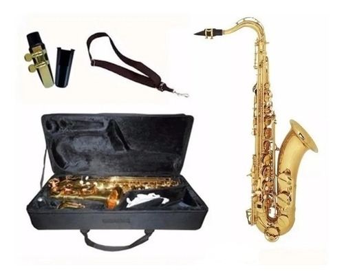 Saxo Tenor Ocean Ots190 Con Estuche Guantes Boquilla Correa