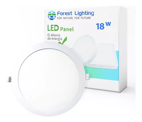 LUZ DESING, Panel Led 18w Embutir Plafon Alta Potencia Techo Garantia