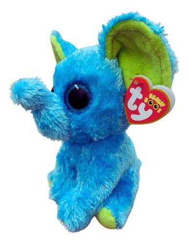 Pelúcia Ty Beanie Boos Trunkles Elefante Azul 16cm