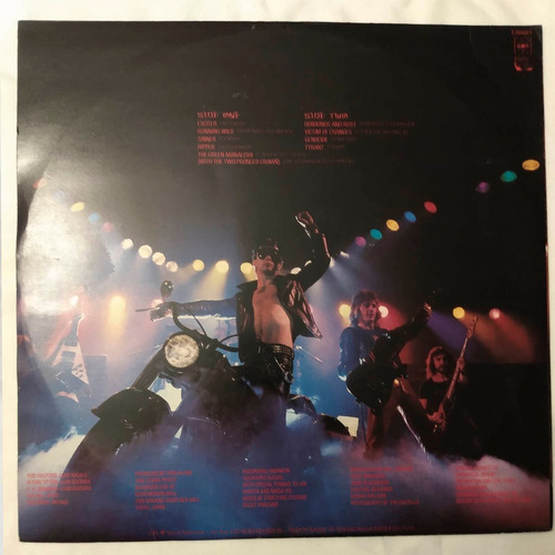 Lp Judas Priest - Unleashed In The East (1979) Nac.