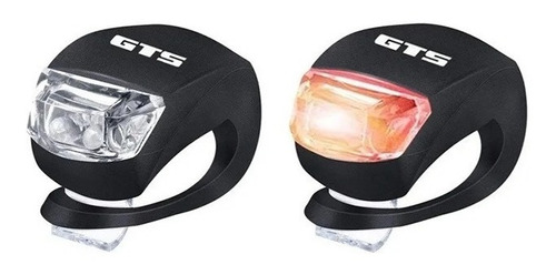 Imagem 1 de 6 de Par Pisca Alerta Sinalizador Luz Led Silicone Bike