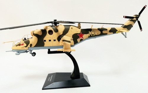 Miniatura Diecast 1/72, Mil Mi24v Hind-e, Russia 