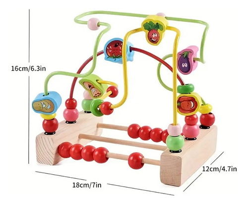 Laberinto Didáctico De Madera, Juego De Destreza Pulsómetro