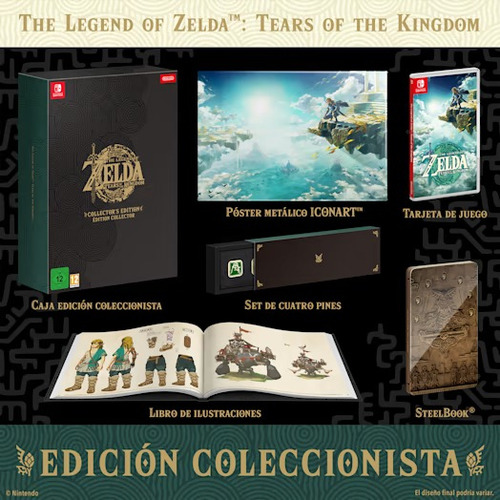 The Legend of Zelda: Tears of the Kingdom  Collector's Edition Nintendo Switch Físico