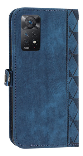 Imagen 2 de 9 de Funda Tipo Cartera Para Xiaomi Redmi Note 11 11s, Tpu, A Pru