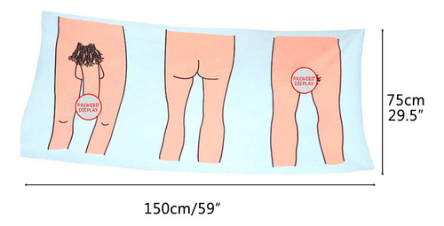 Toalla De Playa Sexy Para Hombre, 75 X 150 Cm, Microfibra Su