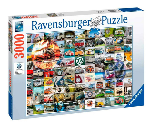 Puzzle Ravensburger 3000 Piezas 99 Momentos Vw Kombi -160181