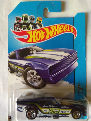 Hot Wheels 71 Mustang Funny Car Azul City Mu4